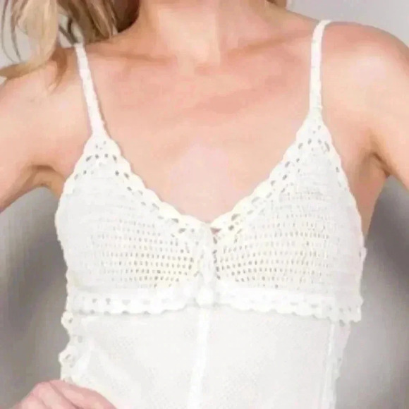 COACHELLA Festival Crochet Mini Dress - Picture 3 of 4